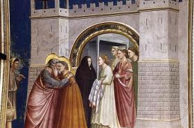 Giotto - susret kod zlatnih vrata, sveti poljubac - Joakim i Ana
